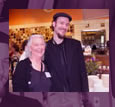 Mike with Goldie Caughlan - PCC Redmond Store Grand Opening (44kb)